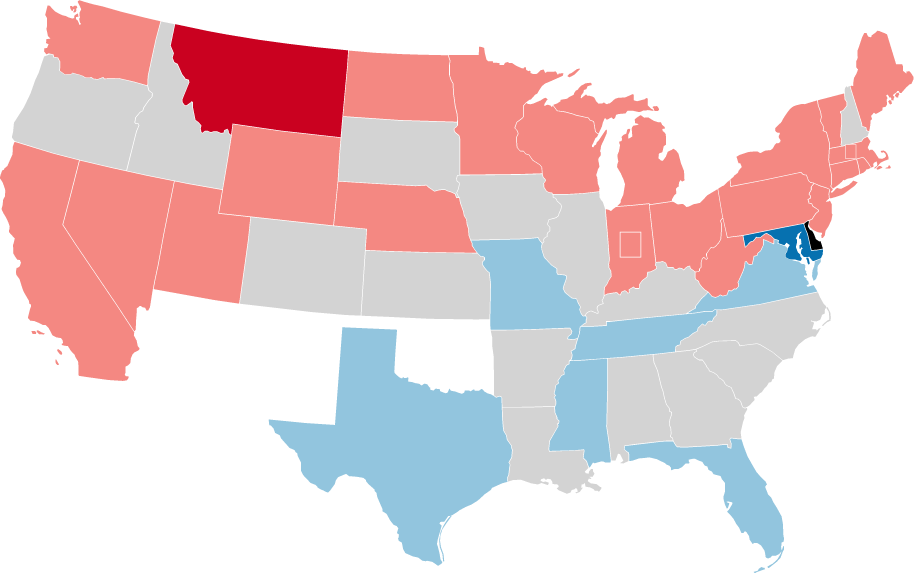 An image of the senate election results